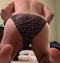 Some more new satin panties.  Crummy tributes welcome!