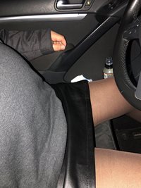 Pantyhose in car