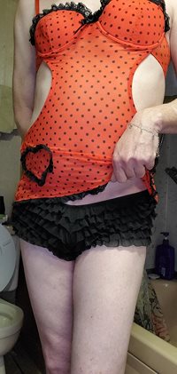 My not often worn outfit for Daddypanties53 cos he wanted!!