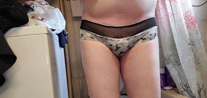 Some panties I was given today and still wearing.