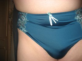 Teal Blue Panties first worn 7 May 2020.
