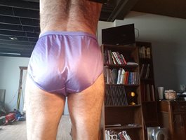 Purple Nylon  Panties