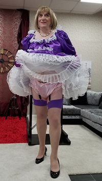 Flashing my knickers at a sissy party