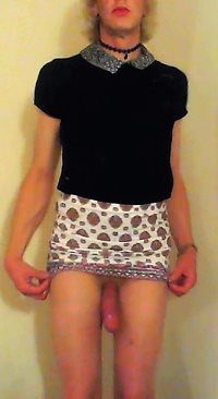 I get so hard when I wear this skirt xxx