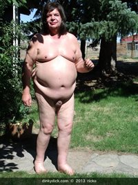 Nude in my backyard