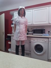 Nurse Debbie reporting action sister please keep what between you legs hidd...