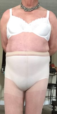 Crossdressing 101, part 3, bra, panty and pantyhose.