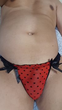 Me Wearing My Valentine Themed Panty!