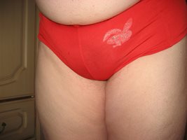 Old pair of Playboy panties worn 1 April 2021.