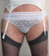 White Spotted Panties