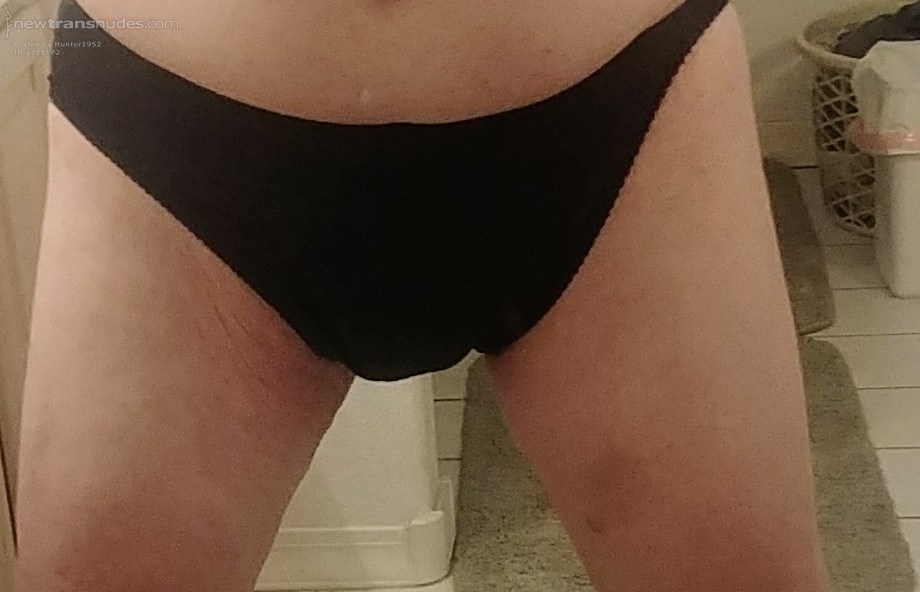 You like my black panties?