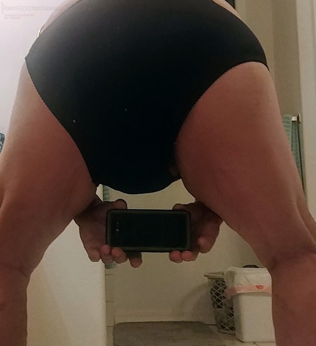 You want to.pull my panties down and see what is underneath them? Go ahead, I'm ready!