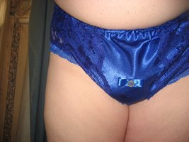 New Blue panties worn on my Birthday 16 May 2021.