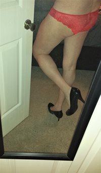 My new heels and panties !!!