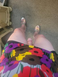 Spring dress and new heels