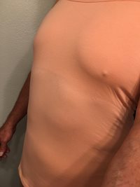 Man boobs in my new top