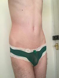 More sheer sissy panties