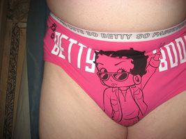 New Betty Boop panties first worn 18 Ag 2021.