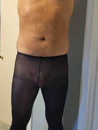 Tried on some pantyhose