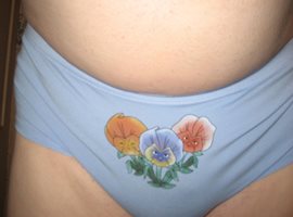 front of new Alice panties first worn 2nd   Sept 2021