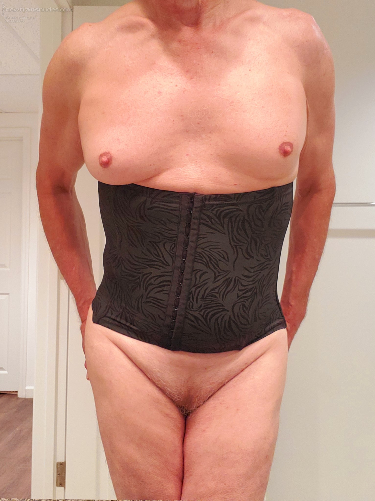 Even though they're small, I love my curves when I wear a corset!