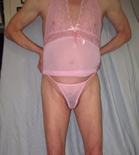 Starting to leak in my pink nightie