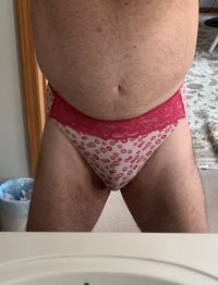 Panties with a little bulge -