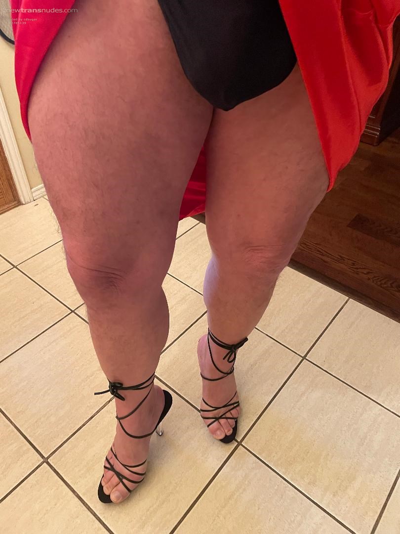 What's under that dress?  Little black panties....