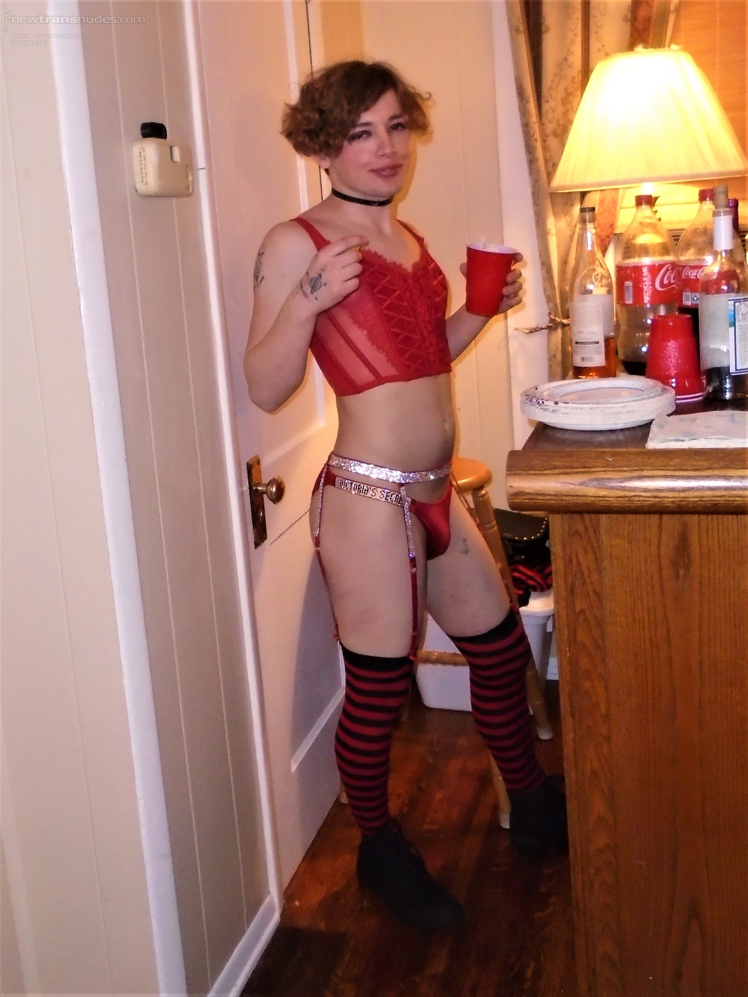 2022-03-05 Party: Another new gurl, Helan. A young and pretty thing. She was absolutely delighted to attend her first party and promises to attend many, many more. In return, I promised her a private photo shoot before our next event. It will be nude!