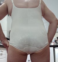 Squeezed into this very tight bodysuit but it does show of my nipples.