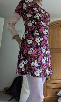 Summer dress and tights