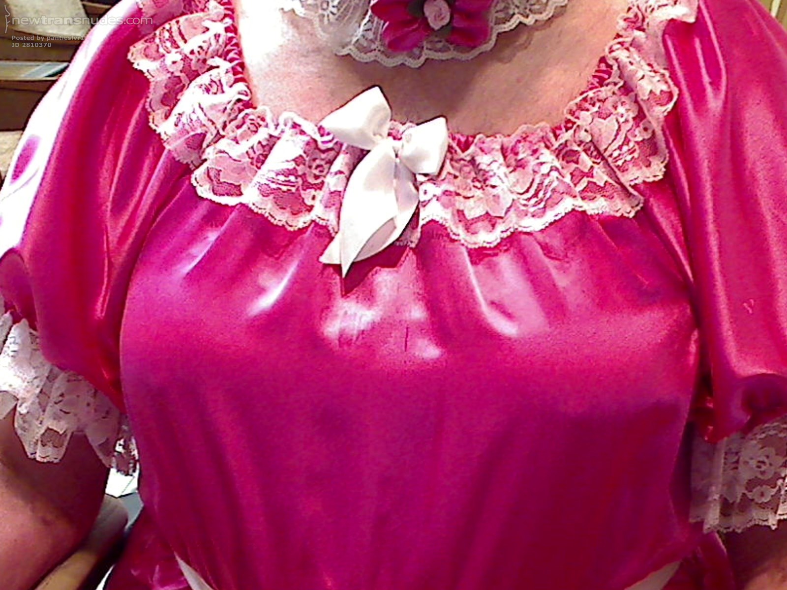 frilly sissy romper for play times