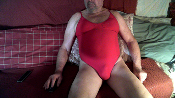 My sexy red knit bodysuit. I think this bodysuit is very pretty and super s...