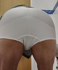 I thought I might try a panty girdle today, what do you all think of them, ...