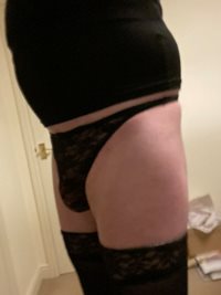 Skirt Hitched up as requested
