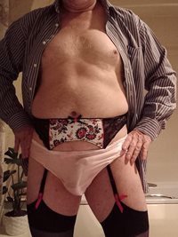 Feeling sexy in my pink panties