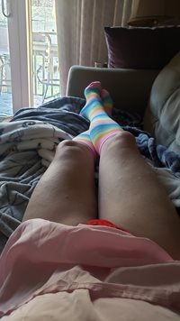 Cold lazy morning... Any Daddys wanna warm up a cute nasty sissy? 😘😍🥰💦�...
