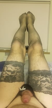 Legs an cock getting ready to cum
