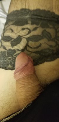 Legs an cock getting ready to cum for Tracey