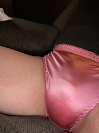 Pink panties and a pad