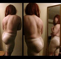 Early girdle photos - First purchase of a long leg panty girdle. Turning my...