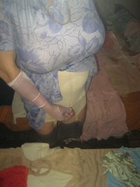 masturbating in aunties dress