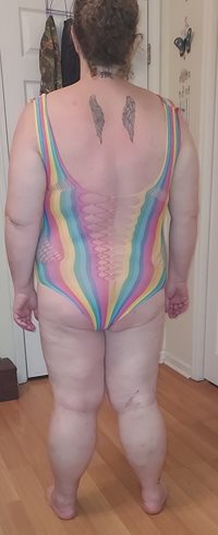 New body suit on wife