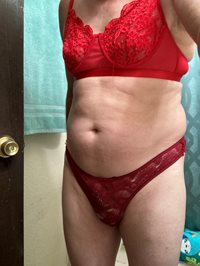 May 17, 2023. Just me trying on some lingerie. These are my lace panties ki...