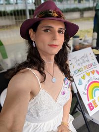 Regular photo at Sac Pride, I just liked my dress, I had a great time 💕