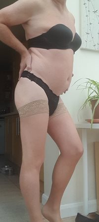 It's an underwear day today, does anyone want to come and pull my panties d...