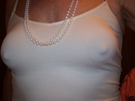 My nipples get so hard when I think about a big cock!