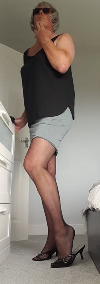 Maybe I should show you what is under my sexy skirt.