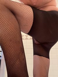 fishnets are a little tight..........needed to make an adjustment