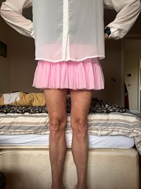 Wearing my new Popflex twirl skort in bubblegum pink. I feel so girly in th...